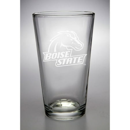 NCAA - Boise State Broncos 16 oz Deep Etched Pub Pint Glass
