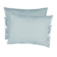 thumbnail image 4 of Vue Elements Hinton 3 Piece Linen, Cotton Blend Duvet Set - King - Blue, 4 of 5