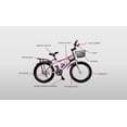 thumbnail image 5 of Bicicleta Deportiva De Montaña Infantil R-20 Con Accesorios Negro/Plata, 5 of 5