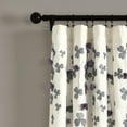 thumbnail image 5 of Lush Decor Flower Drops Floral Red Single Window Panel Curtain, 42" x 84", 5 of 10