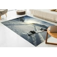 thumbnail image 4 of Snowboard Rugs, Snow Landscape Rug, Office Rugs, Motivational Rug, Hallway Rug, Non-Slip Carpet, Pet Friendly Rug, Salon Rug, 3.3'x5' - 100x150 cm, 4 of 8