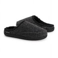 thumbnail image 6 of MUK LUKS Men's Faux Wool Clog Slippers-Black M, 6 of 7