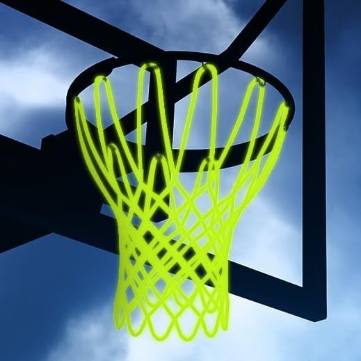 Glow in the Dark Heavy Duty Basketball Net 2 Sets