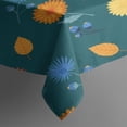 thumbnail image 3 of Pioneer Flower Floral Print Pattern Rectangle Tablecloth 60"x84", Waterproof Polyester Table Cloth, Wipeable Spillproof for Dining Camping Indoor Outdoor, 3 of 5
