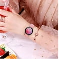 thumbnail image 5 of Ewenys Correa deportiva de silicona suave para reloj inteligente, compatible con Samsung Galaxy Watch 3 de 45 mm / Huawei Watch GT3 GT2 de 46 mm / Amazfit GTR3 GTR2 (22 mm, rosa), 5 of 5