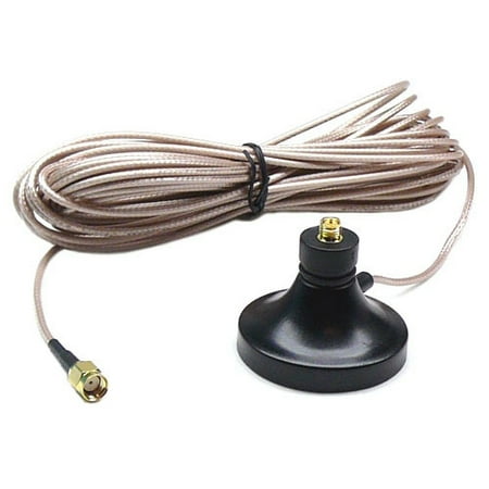 Premiertek MP-8M Antenna Cable With Magnetic Plate - Coaxial - 26.25 ft - 1 x SMA Male Antenna - 1 x SMA Female Antenna