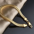 thumbnail image 5 of SSKFHGI Hot Golden Bracelet Men Jewelry Trendy Cuban Chain Bracelets, 5 of 8