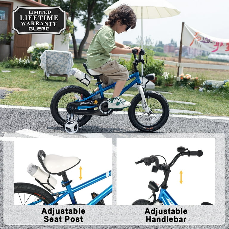 Glerc 12 inch Toddler and Kids Bike for 2-4 Years old Boys Girls