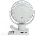 thumbnail image 4 of Breezie Portable Fan With LED Light & 8,000mAh Power Bank (Gray), 4 of 7