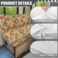 thumbnail image 6 of XYZCANDO Autumn Bohemian Flowers RV Dinette Cushions Stretchable Camper Decor Universal Bench Seat Cover Thanksgiving Couch Cover 2 Cushion Sofa Sofa Slip Covers for 2 Seat Cushion Couch, 6 of 7