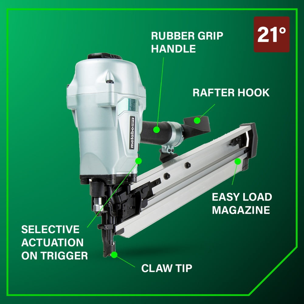 2-3/8 in. to 3-1/2 in. Plastic Collated Framing Nailer