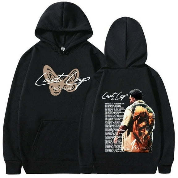 Rod Wave Last Lap 2024 Tour Hoodies Men Women Clothing Hip Hop Fashion Oversized Sweatshirts Autumn Winter Fleece Warm Pullovers