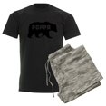 thumbnail image 6 of CafePress - Poppa Bear Pajamas - Men's Dark Loose Fit Cotton Pajama Set, 6 of 7