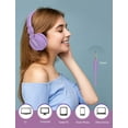 thumbnail image 4 of ONTA Kids Headphones for Boys Girls - Child Student Headset Wired Plug Toddler Earphones School Teen on Ear for Computer | Laptop | Plane Travel | Game, Purple, 4 of 10