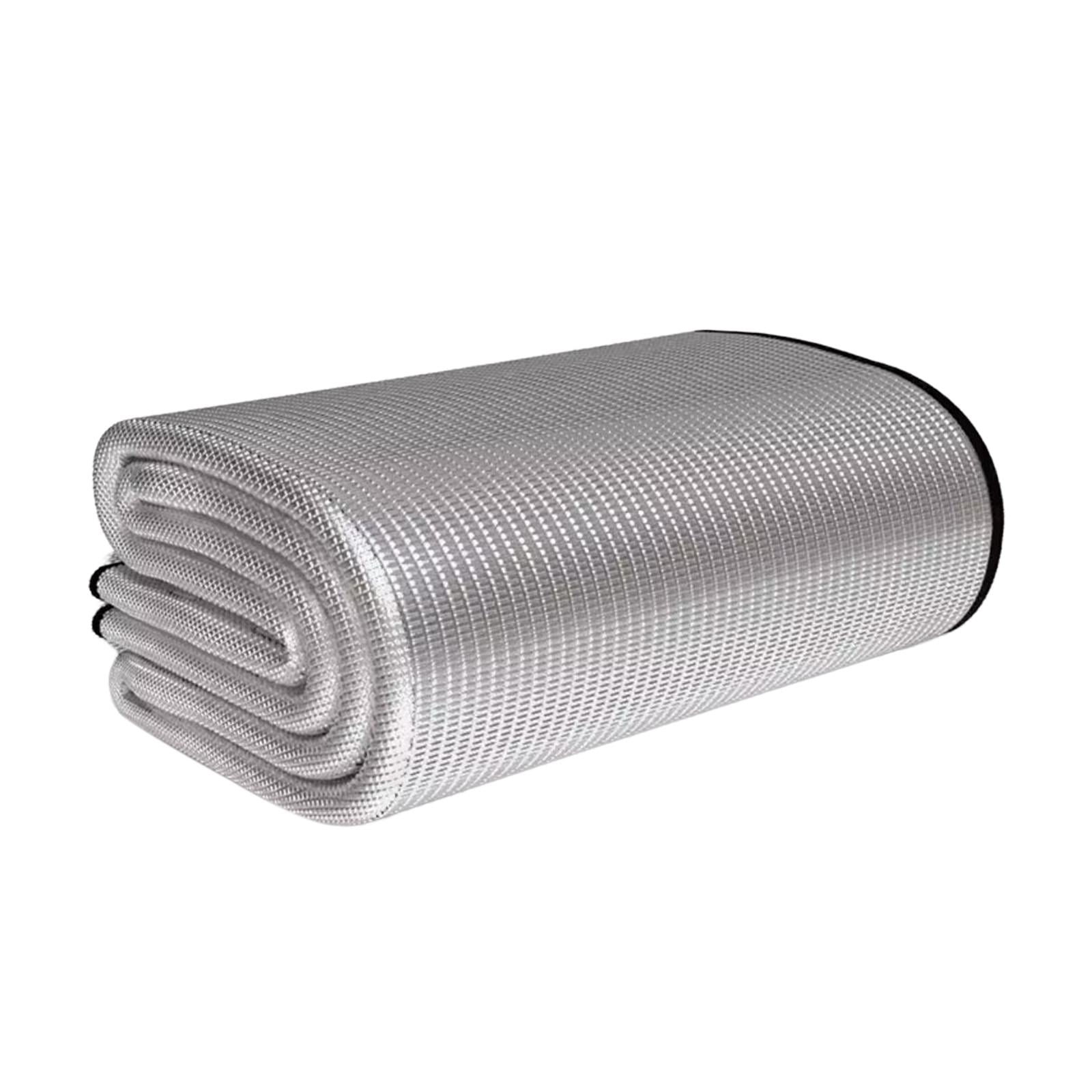 Tapis De Sol Camping Aluminium - 200x150cm, Isolant Thermique - Imperméable, Léger Et Pliable