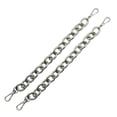 thumbnail image 1 of 2 piezas de 30 cm de cadena de hierro de repuesto para manualidades antiguas, accesorios de correa para bolsos, accesorios de asa para equipaje de mano (plata), 1 of 6