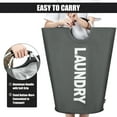 thumbnail image 5 of DOKEHOM 125L X-Large Laundry Basket, Collapsible Laundry Bag, Foldable Laundry Hamper, Folding Washing Bin (Dark Grey), 5 of 7