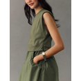 thumbnail image 4 of Vestido tipo sudadera sin mangas Majdan ArmyGreen para mujer, 4 of 4