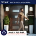 thumbnail image 3 of Solus USA Aston Wall Lighting Fixture with Electric Photocell and Motion Sensor, White, 3 of 7