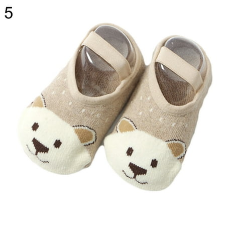 

Cuteam Children Elk Bear Owl Elastic Strap Low Cut Anti-Slip Breathable Cotton Socks