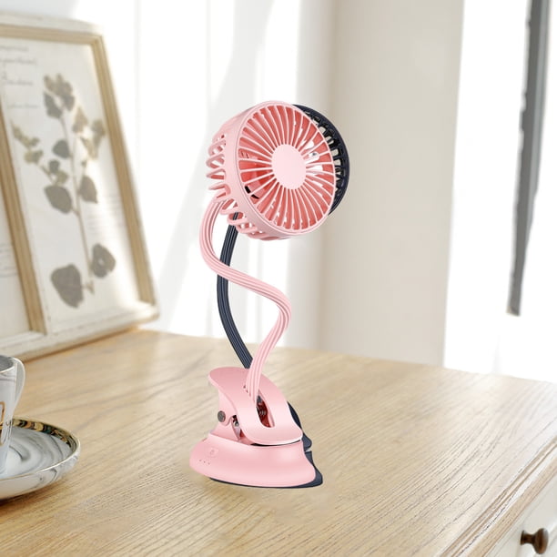 Ventilador de clip portátil multifuncional para escritorio, dormitorio de estudiantes, cochecito, versátil.