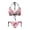 Camouflage Pattern, variant on Women's Woodland Camo Halter Neck Bikini Set - Two Piece Triangle Swimsuit with Tie Side Bottoms - Sexy Quick Dry Swimwear for Beach & Pool Vacation