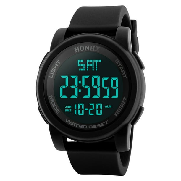 Reloj deportivo para hombre, relojes de moda para hombre, LED, digital, de cuarzo, militar, deportivo, con fecha.