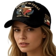 thumbnail image 7 of QASIEATN Women's Everyday Wear Accessories Cotton Baseball Cap for Women Fashion Texas Anniversary Printed Visor Hat Casual Comfortable Sports Sun Hat, 7 of 7