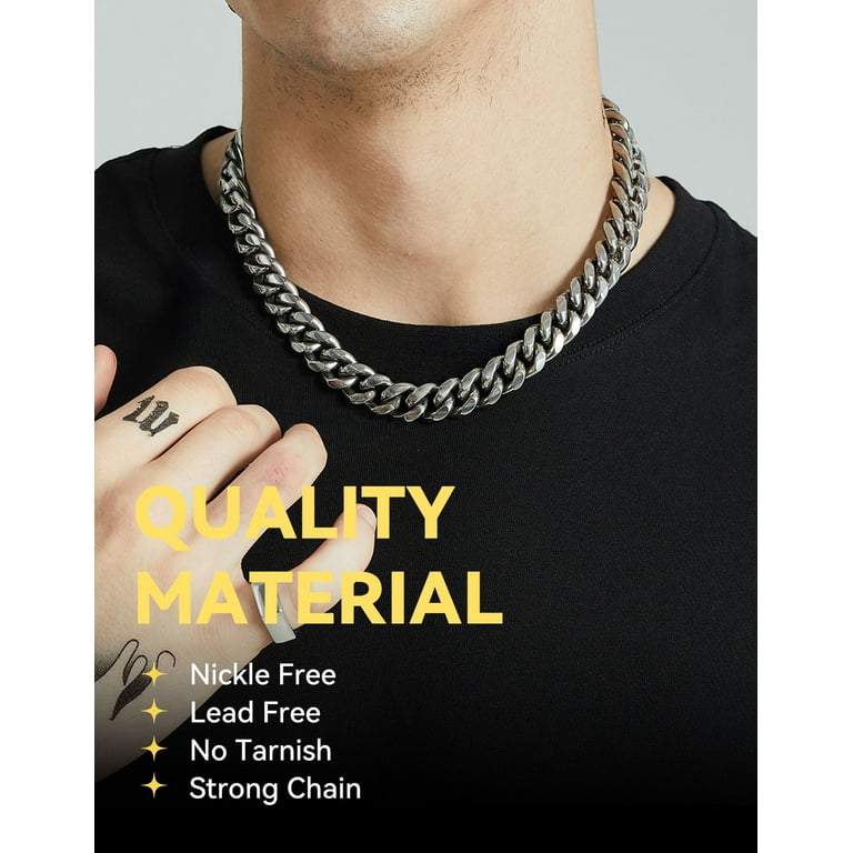 ChainsHouse Stainless Steel Cable Chain Necklaces Togo