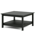 thumbnail image 6 of Tvilum Madrid Living Room Coffee Table with 1 Fixed Open Shelf, Black Matte, 6 of 11