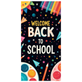 thumbnail image 4 of LUUFILx Back to School Backdrop Banner Classroom Art Supplies School Event Decor Photography Party Decorations Background Colorful Fun Learning, 4 of 9