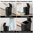 thumbnail image 2 of Cubo de Basura Automático con Sensor, 15L Bote de Basura Inteligente con Tapa Eléctrica, USB Rechargeable Botes de Basura Inteligente sin Contacto para Cocina, Oficina, 2 of 7