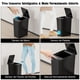 thumbnail image 2 of Cubo de Basura Automático con Sensor, 15L Bote de Basura Inteligente con Tapa Eléctrica, USB Rechargeable Botes de Basura Inteligente sin Contacto para Cocina, Oficina, 2 of 7