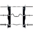 thumbnail image 1 of shiyou-Olympic Barbell Wall Rack, 3 Bar Storage, 1 Pair, 1 of 4