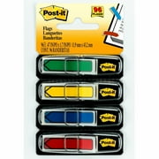 Post-it�� 1/2"W Arrow Flags -Primary Colors, 4 Dispensers