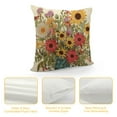 thumbnail image 4 of JEUXUS Hello Throw Pillow Cover, Spring Summer Flower Cushion Case for Sofa Couch, 4 of 5