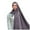 B, variant on Womens Dark Gray Hijab Scarf Soft Draping Long Head Wrap Comfortable Breathable ladies Headwear comfortable Muslim Head Scarf