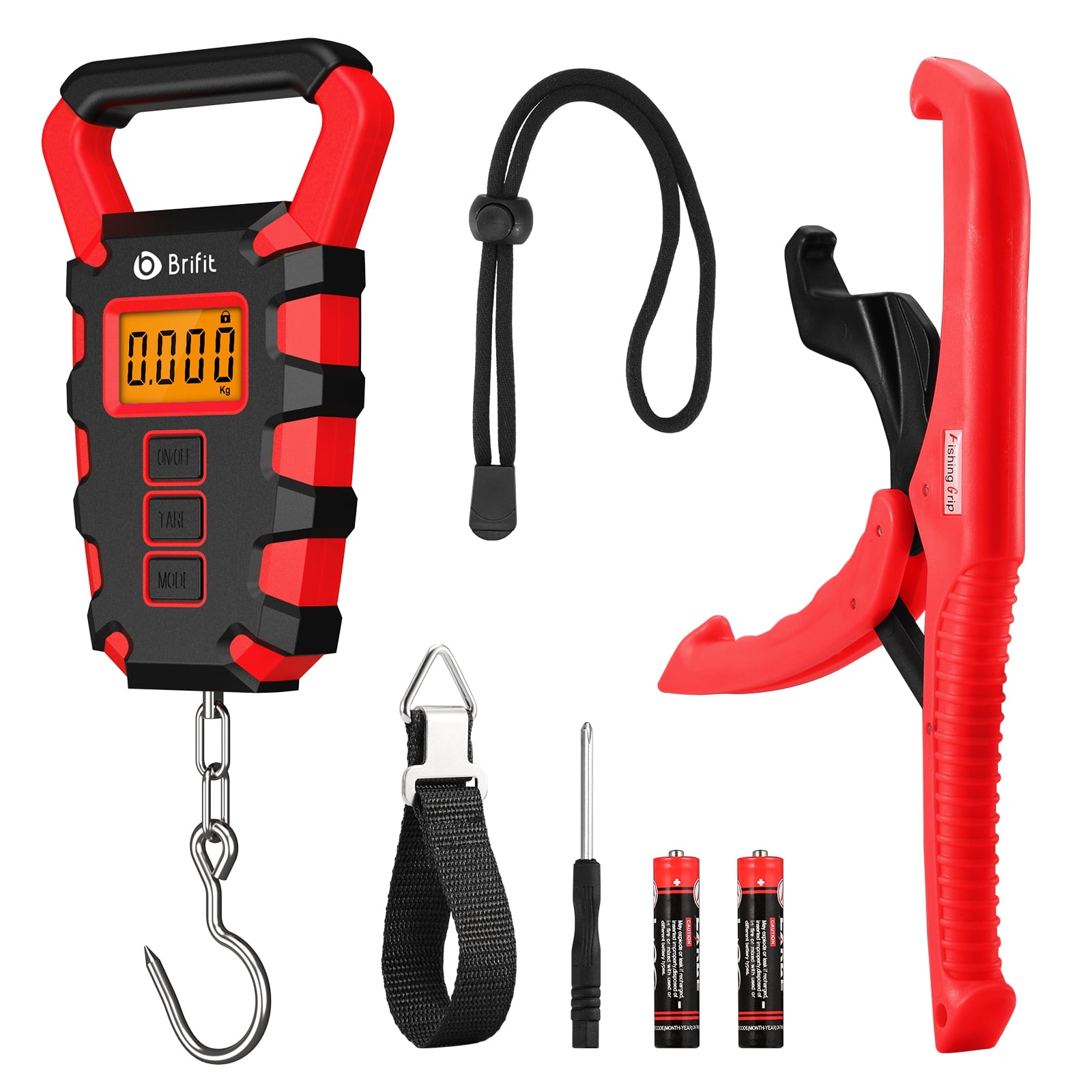 Fish Scale, AMIR Digital Fish Scale with Fishing Gripper Portable