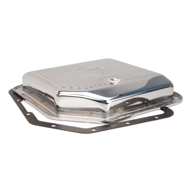 Tci 328011 Auto Trans Oil Pan TH350 GM Stock Capacity Chrome Steel w