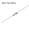 thumbnail image 3 of Fusible de acción lenta Uxcell, fusible de vidrio de retardo axial 3.6mm x 10mm 250V T4A 20paquete, 3 of 5