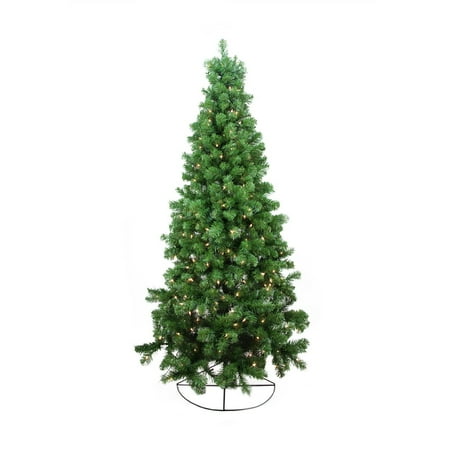 6 pre lit pine artificial wall christmas tree clear 6 pre lit pine artificial wall christmas tree clear