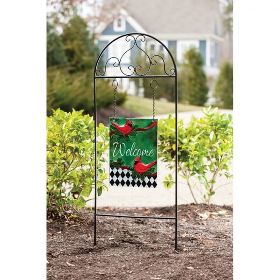 Evergreen Metal Design Post Stand