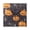 Black, variant on Square Wall Clock Silent Non-Ticking Battery Operated Retro 7.78" Clock for Bedroom Living Room Decor Pumpkins and Spider Pattern