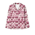 thumbnail image 3 of Rciityk Valentines Day Pajamas Women - Pajama Sets for Women 2 Piece - Casual Long Sleeve Button Up Top and Pants Pjs Sets Nightwear Loungewear, 3 of 4