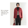 thumbnail image 6 of Women's Short Down Coat Packable Puffer Jacket With Hooded Winter Ultra Light Outerwear, 6 of 7