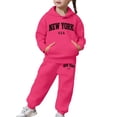 thumbnail image 6 of Toddler Baby Girl Clothes Set, Cotton Long Sleeve Shirt and Pants Fall Winter Outfit 6-12 Months 12-24 Months 2t 3t 4t 5t 6t 7t 8t 9t Children(Hot Pink,12-13 Years), 6 of 7