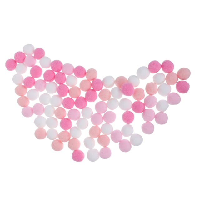 BESTYASH 200Ud Pompones De Poliéster Suaves Y Coloridos Para Manualidades Y De Fiesta