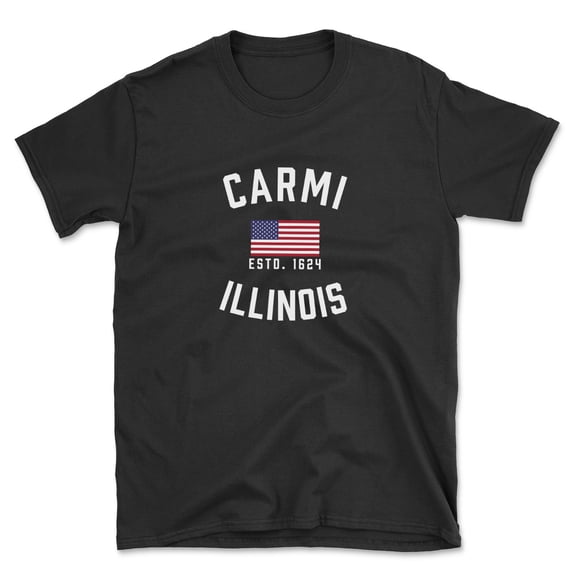 Carmi Illinois Patriot Men's Cotton T-Shirt
