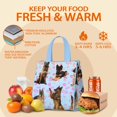 thumbnail image 5 of German Shepherd Insulated Lunch Bag for Women & Adults,Large Portable Soft Cooler Lunch Bag,Thermal Food Storage Tote with Pearl Cotton,8.66L,8.75x5.75x9.5 Inch, 5 of 6
