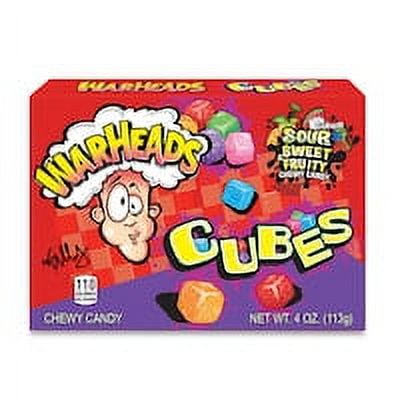Warheads Sour Chewy Cubes, 4-oz. (2 Bags)